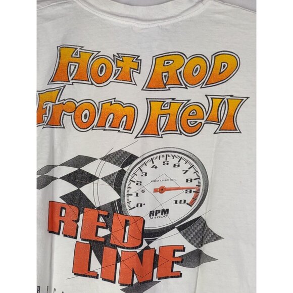 Thrashed Rich Guasco's Pure Hell T Shirt Drag Racing Hot Rod Fuel Red Line *READ - Picture 5 of 12